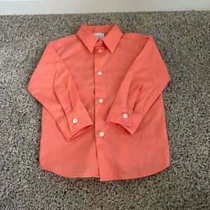 4t Orange like new dress shirt